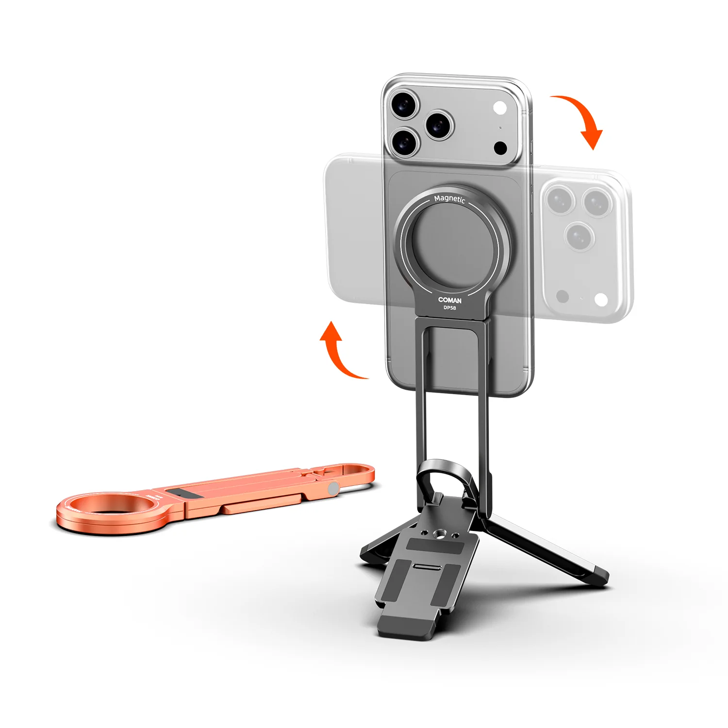 COMAN DP58 Magnetic Phone Tripod Multi Angle Arca Swiss Quick Install - Image 3