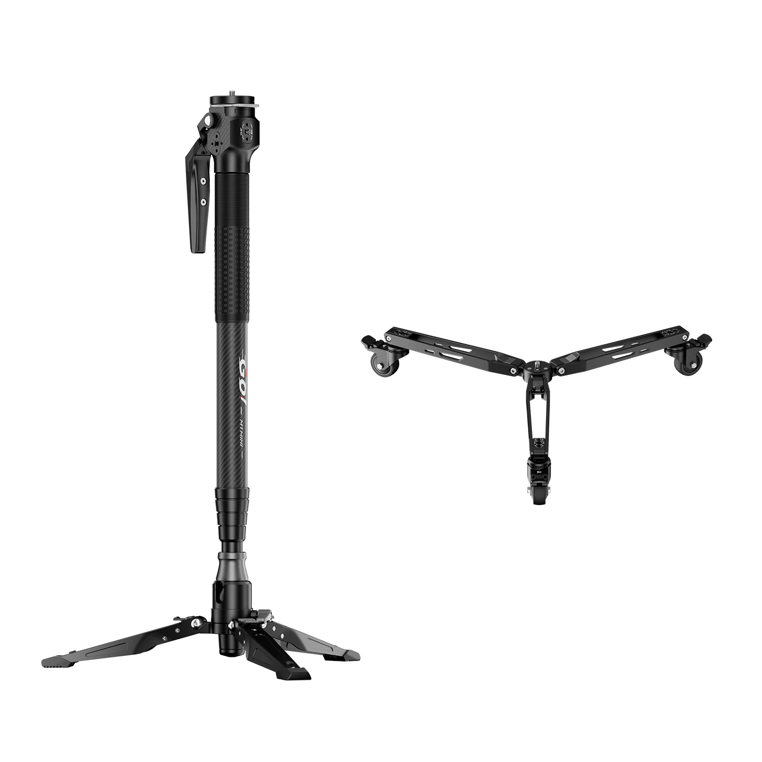 COMAN M1MINI Carbon Fiber 4-Section One-Click Lift Monopod 62.8in Quick Adjustment - Image 21