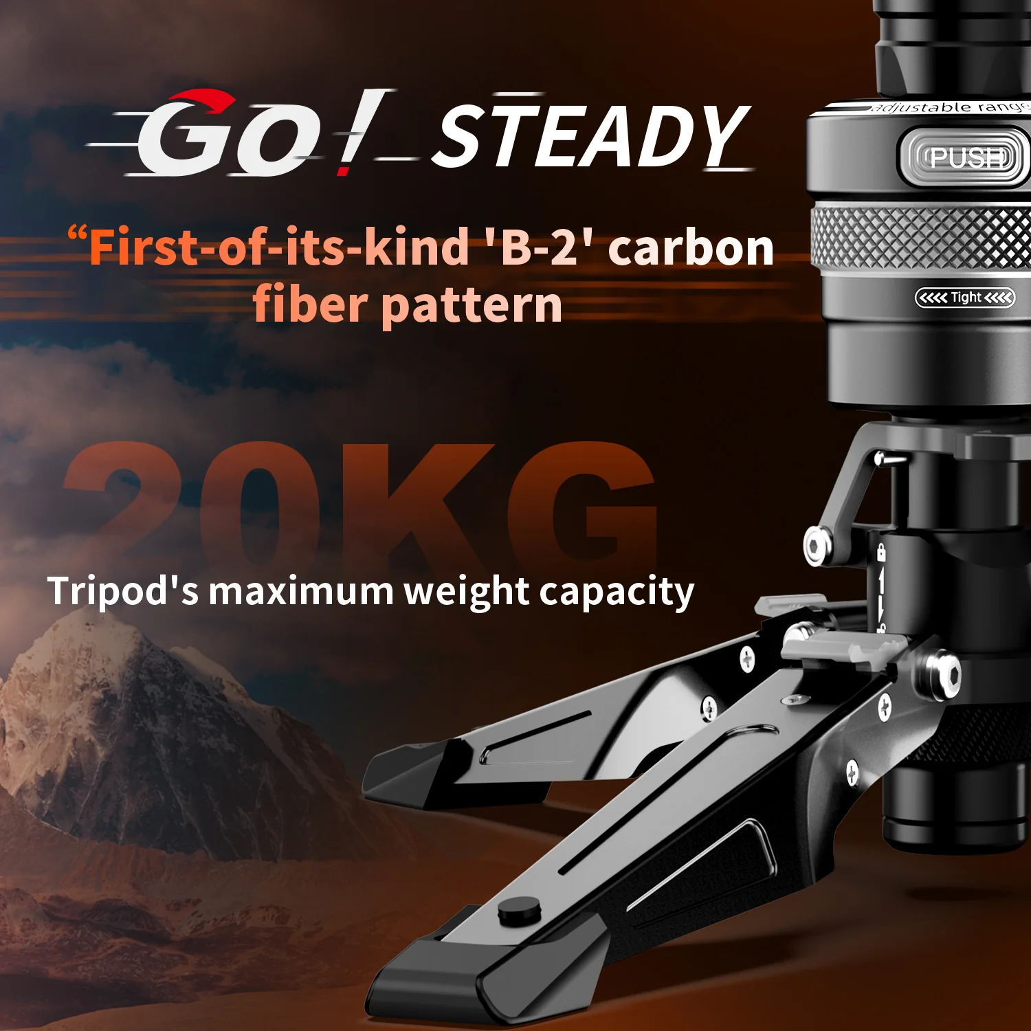 COMAN M1 Pro V5 Carbon Fiber Monopod One Click Quick Release 69in for Photo Video and Sports Events - Image 27