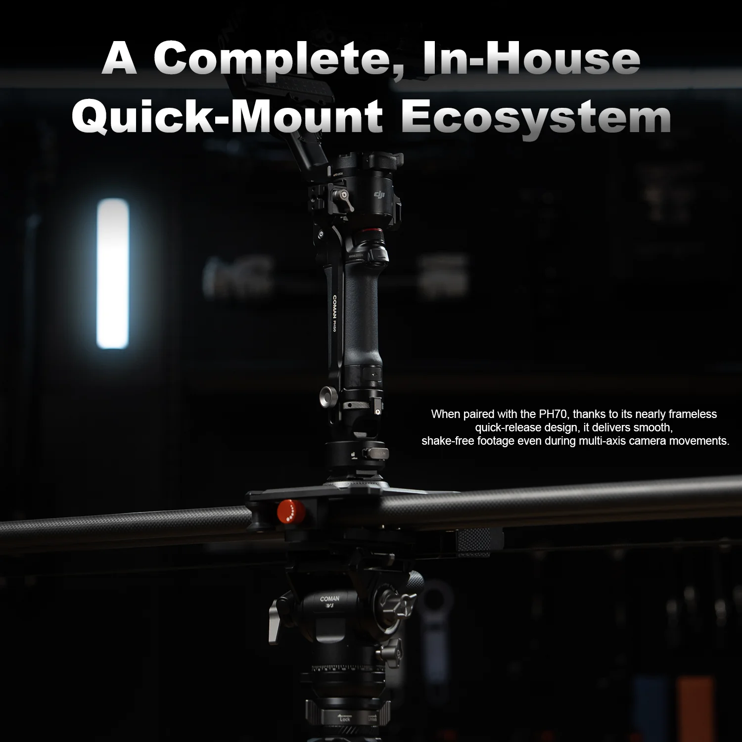 COMAN PH50 DJI RS Gimbal Reinforcement Kit for RS3 RS3 Pro RS4 RS4 Pro RS5 | Quick Lock NATO Mount Stabilizer - Image 8