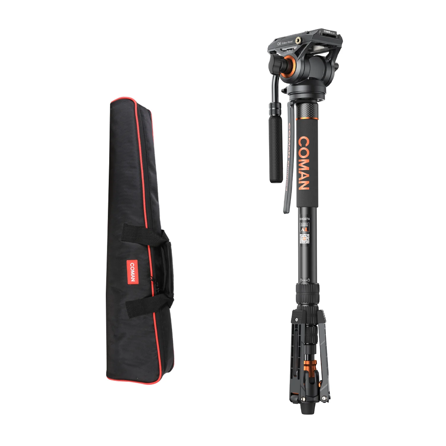 COMAN DX327AQ6 Fluid Head Monopod for Videography, DJI RS Compatible - Image 5