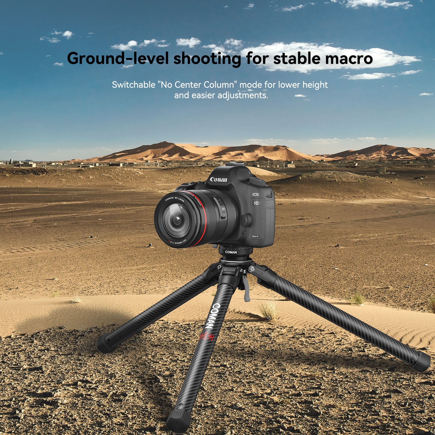 COMAN Zero X Lightweight Tripod Carbon Fiber For Travel Photography - Image 15
