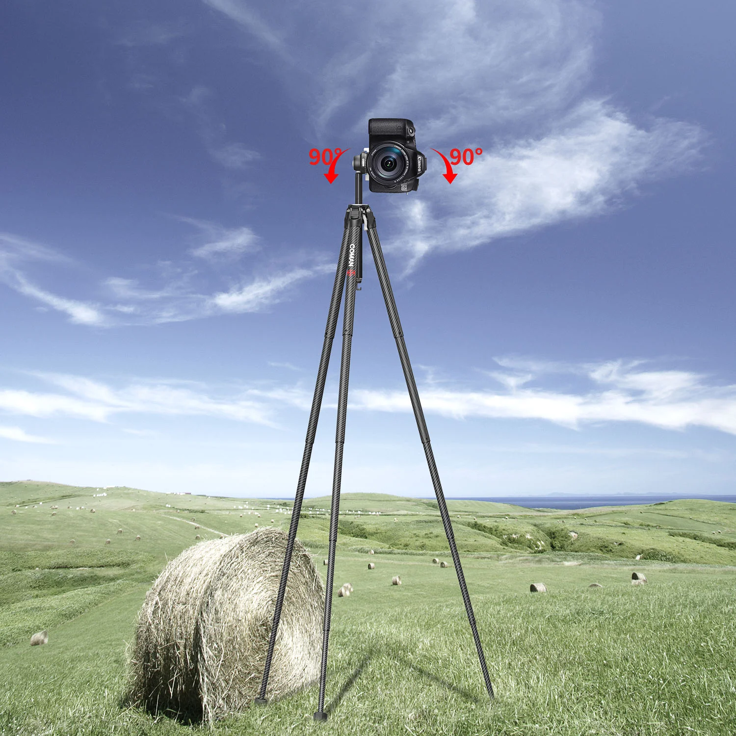 COMAN Zero X Lightweight Tripod Carbon Fiber For Travel Photography - Image 16