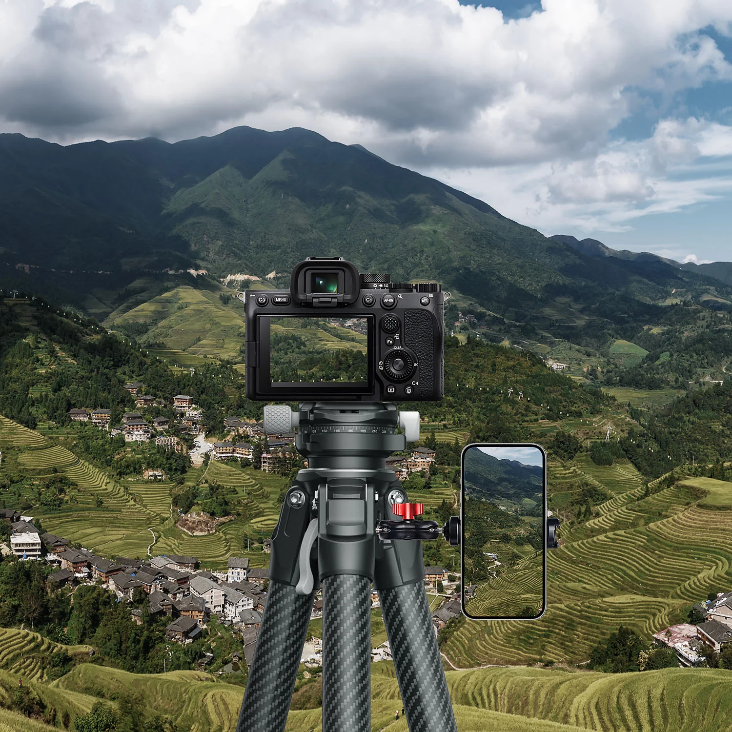 COMAN Zero X Lightweight Tripod Carbon Fiber For Travel Photography - Image 17