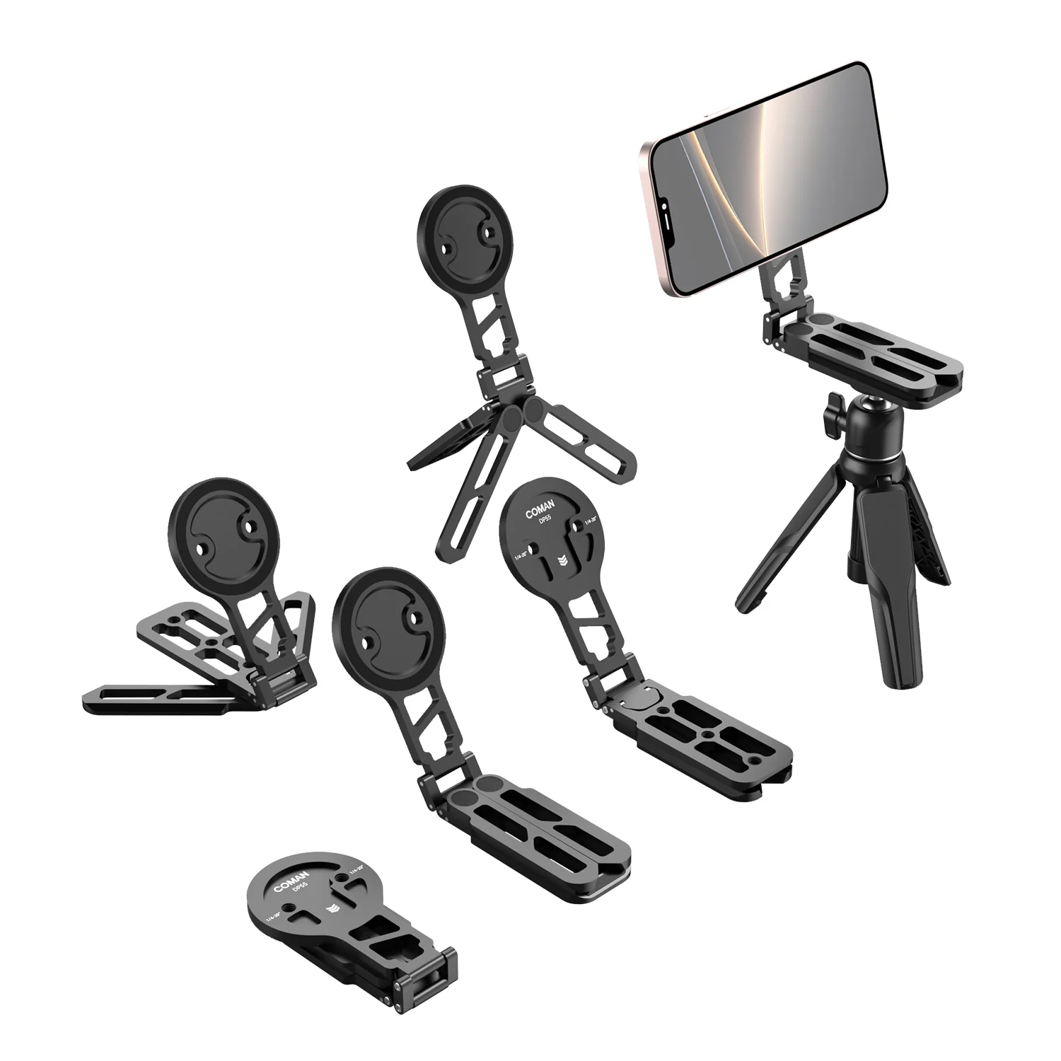 COMAN DP55 Pocket Magnetic Phone Tripod, Portable Foldable - Image 7