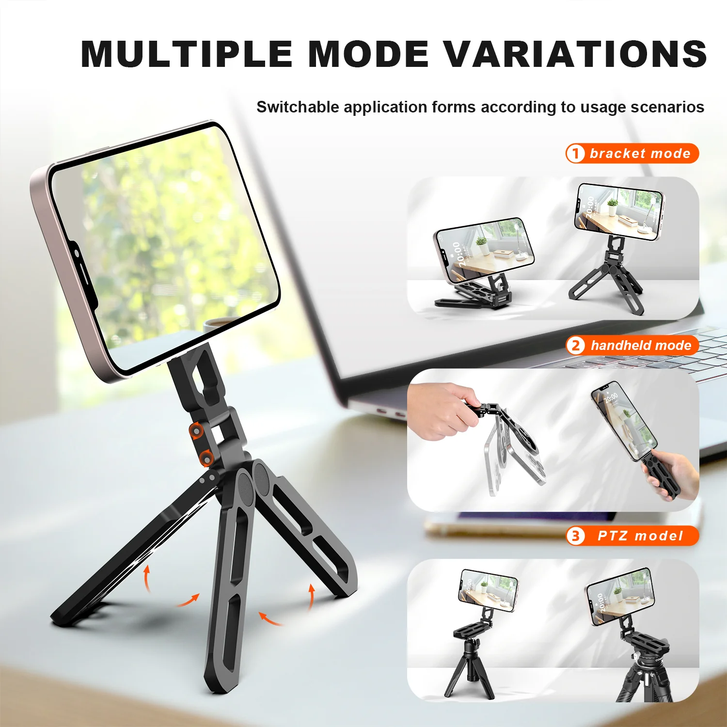 COMAN DP55 Pocket Magnetic Phone Tripod, Portable Foldable - Image 8